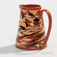 Red Earthenware Jug
