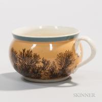 Mocha-decorated Porringer