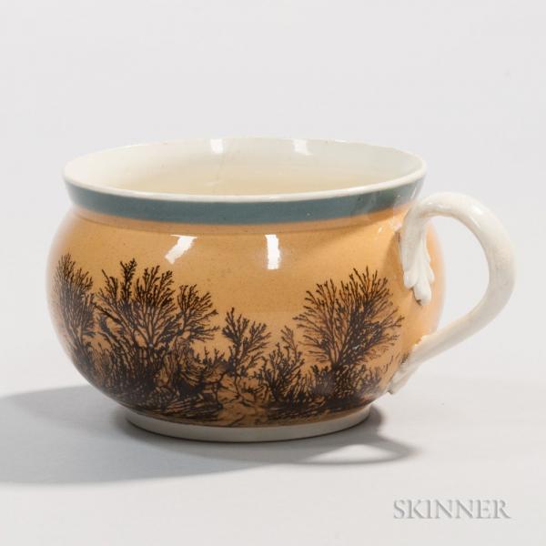 Mocha-decorated Porringer