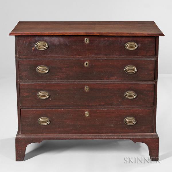 Birch Chest of Four Drawers