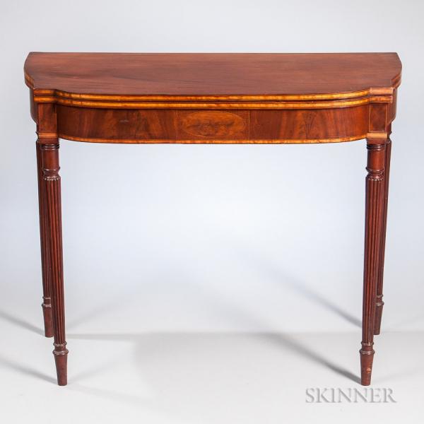 Inlaid Mahogany Card Table