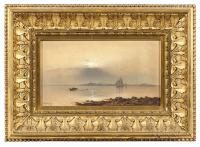 Charles Henry Gifford (Massachusetts, 1839-1904) Sunset Over New Bedford Harbor