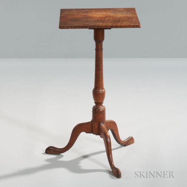 Tiger Maple Candlestand