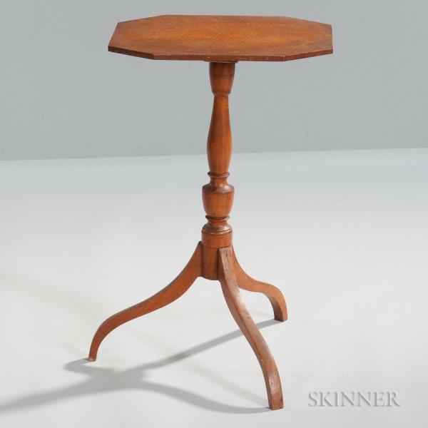 Tiger Maple Candlestand