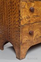 Putty-painted Pine Blanket Chest over Two Drawers - 3