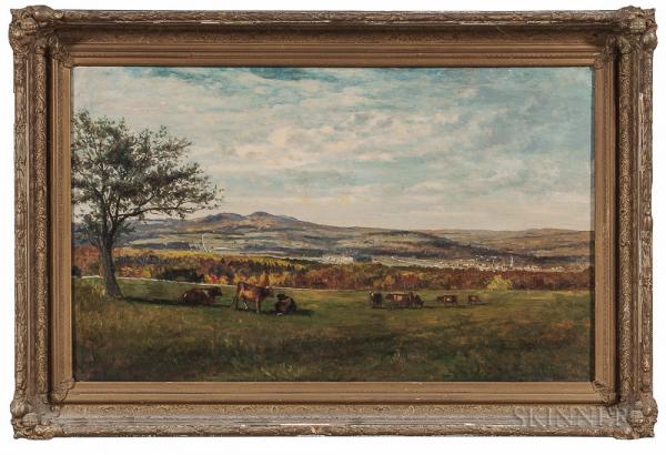 Frank Henry Shapleigh (1842-1906) View from Lewis Nute Farm, Milton, New Hampshire
