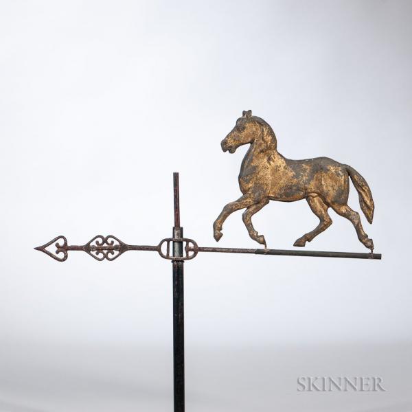 Trotting Horse Lightning Rod