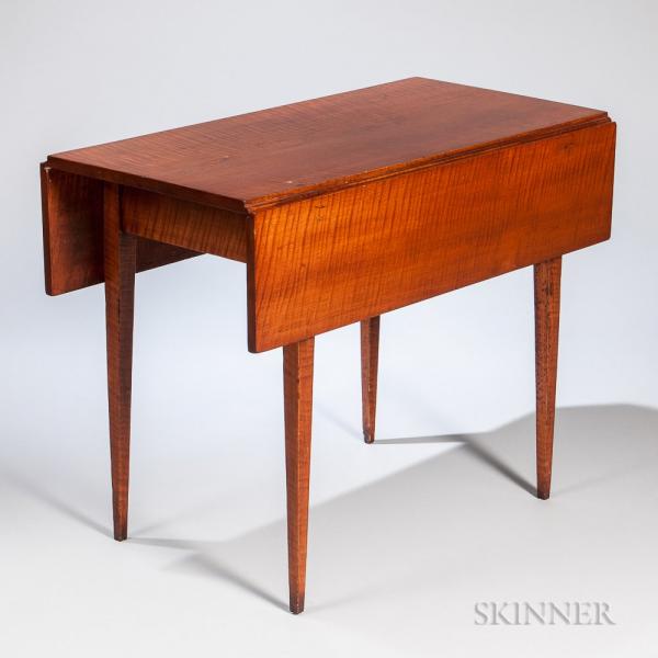 Tiger Maple Drop-leaf Table