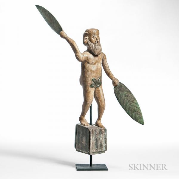Carved "Adam" Whirligig