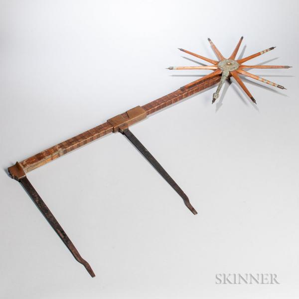 Wood and Brass Log Caliper