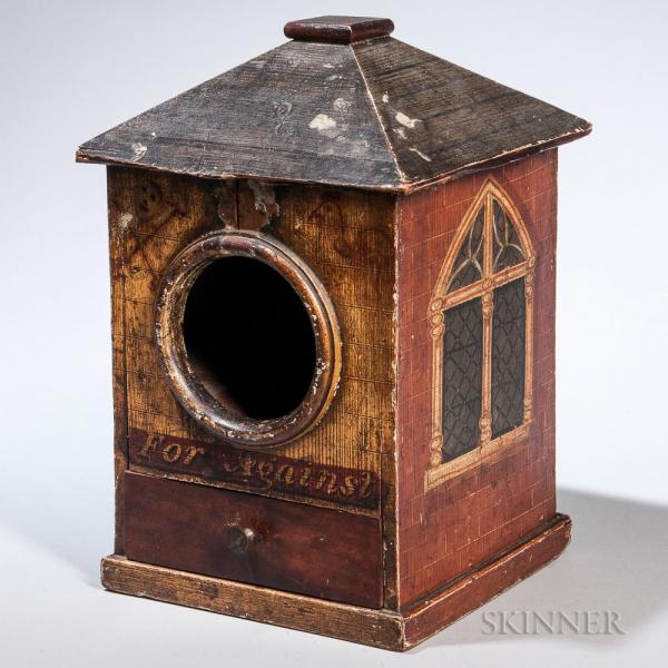 Paint-decorated Voting Box