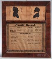 Printed and Framed Keep Family Record