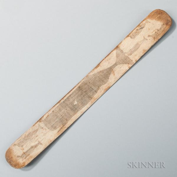 Scrimshaw Whalebone Busk