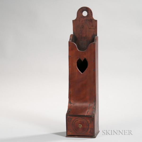 Heart-pierced Cherry Pipe Box with Drawer