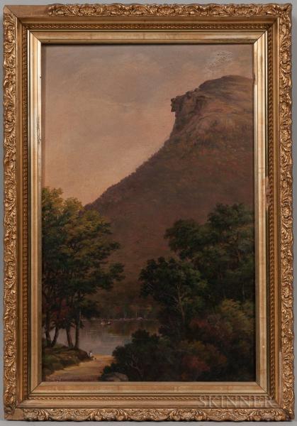 Seth W. Steward (American, 1844-1927) The Old Man in the Mountain, Franconia Notch, New Hampshire