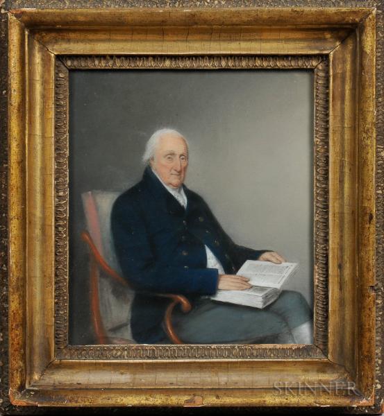 Attributed to Adam Buck (English, 1759-1833) Portrait of Claude Russell of Bingidd