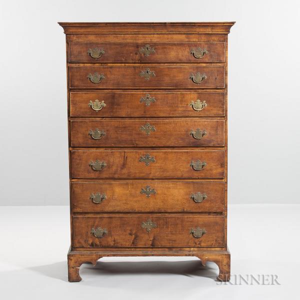 Maple Tall Chest of Drawers
