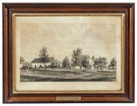 James Franklin Gilman (Massachusetts and Vermont, 1850-1929) View of The Solomon Parkhurst House, Chelmsford, Massachuse