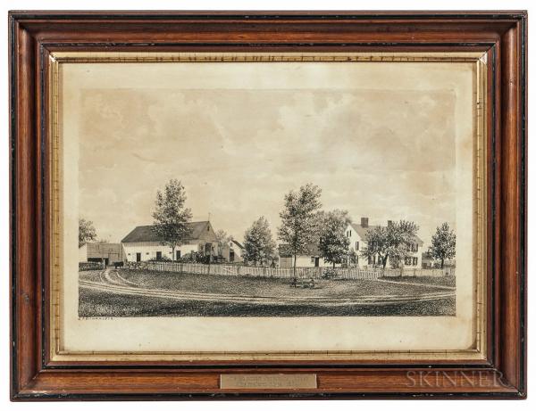 James Franklin Gilman (Massachusetts and Vermont, 1850-1929) View of The Solomon Parkhurst House, Chelmsford, Massachuse