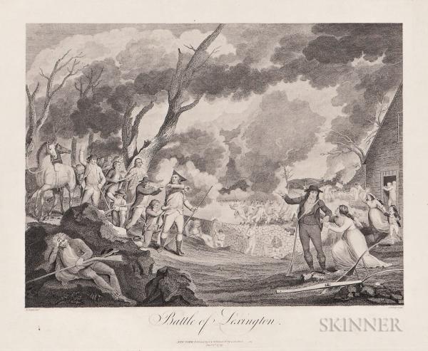 After Elkanah Tisdale (New York, act. 18th Century) Battle of Lexington