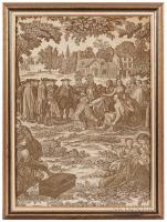 William Penn's Treaty with the Indians Printed Textile