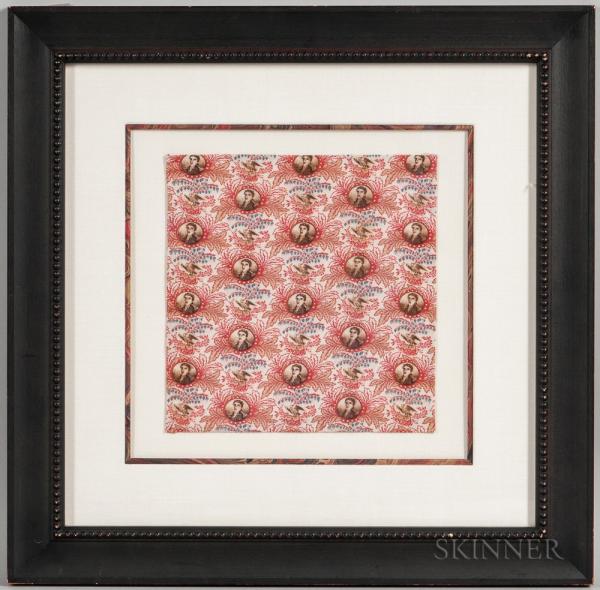 General Lafayette Framed Textile