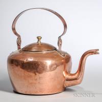 J.P. Lyne Copper Teakettle