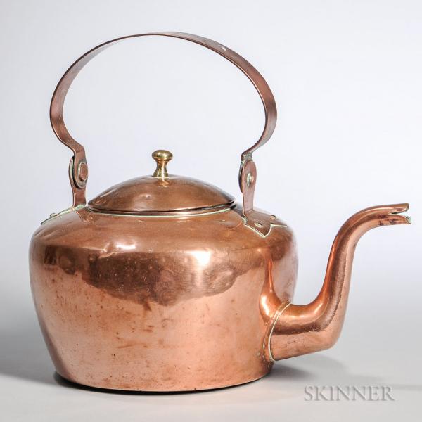 J.P. Lyne Copper Teakettle