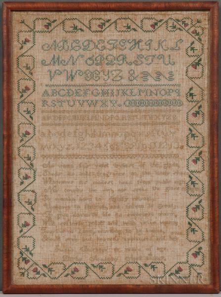 Susan Burbeck Needlework Sampler