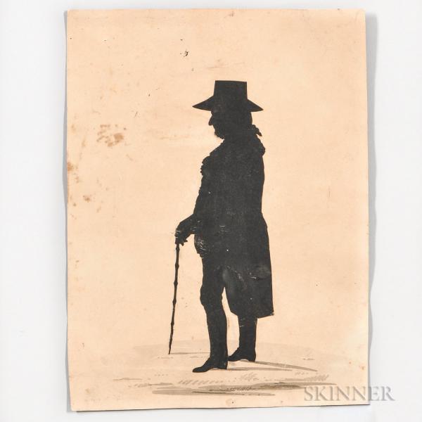 Silhouette of Dr. Holyoke of Salem Cut by Master Hankes