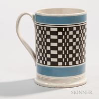 Engine-turned Quart Mug